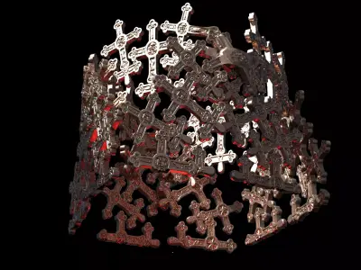 Angel Vortex Crown 7 3D model