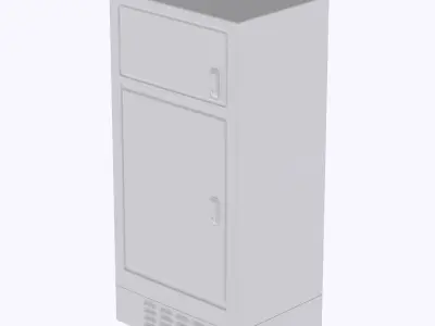 HO Traffic cabinet security 2 3D print model