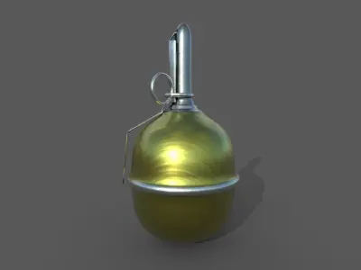 Grenade bomb Free 3D model