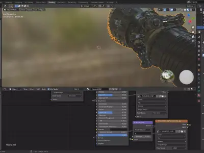 Textured Jet Engine 3D OBJ STL STEP FBX SolidWorks Renders 2D  3D model