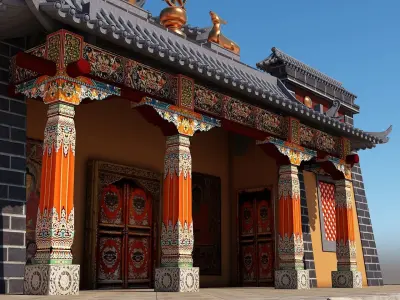 TIBET TEMPLE  3D model