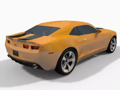 Transformer Bumblebee car 3D model
