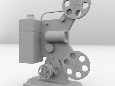 Film Projector 3D model