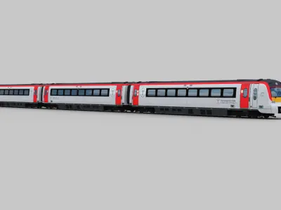 Class 175 Train Low-poly 3D model
