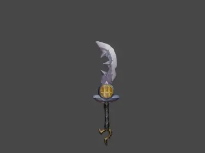 Zeloeman Sword A 24 Low-poly 3D model