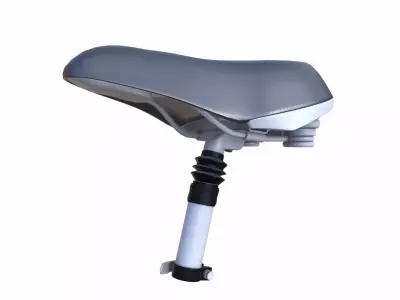 Bicycle Seat Low-poly 3D model 4