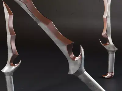 Mk Basemesh Dagger 035 Free 3D model