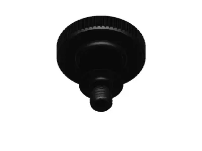 DIN 464 M6x8 Knurled Thumb Screw 3D model