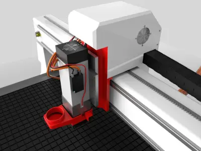 CNC Machine 3D model buy