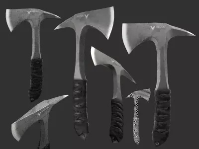 Camp Axe 3D model