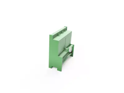 Heavy Duty Radiator Mount CAD Model 3D model