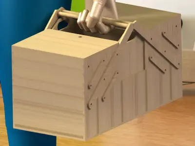 tool box transformer 3D model