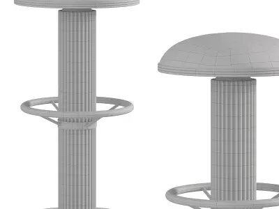 Mulligan II Bar CHair  3D model