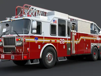  Fire Truck FDNY Ladder 