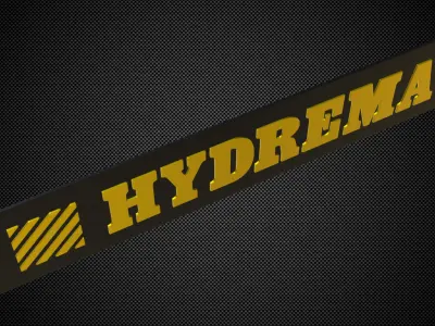 hydrema logo 3D model