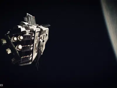 Space Battleship Voidbreaker 3D model