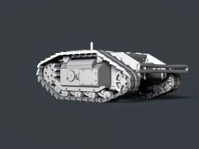 Goliath Tracked Mine RoZ 3D print model