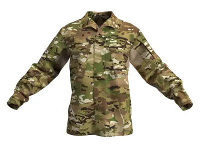 VKPO 3 Russian Army Combat Jacket - Marvelous Designer 3D model