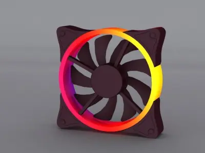 X-Fan-Nox Low-poly 3D model