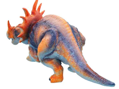 Triceratops Toy 01 3D model