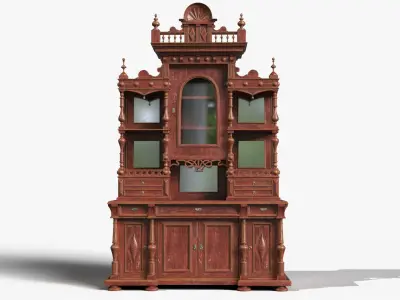 Antique Cupboard 3D model