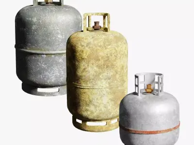 Tank Cylinders Bombonas Series Content Flux Tools G2 N4-6 3D model