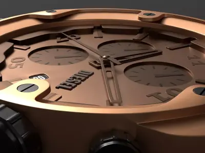 Diesel 3d Watch  3D model