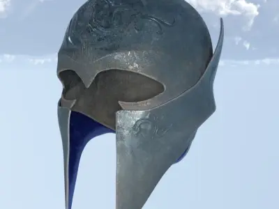 Fantasy Helmet knight  3D model