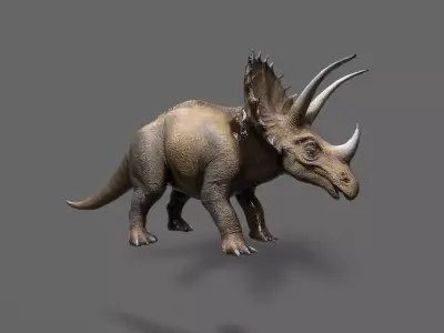 Dinosaurs Pack 6 Low-poly 3D model
