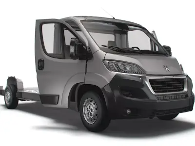 Peugeot Boxer 3540 L4 PlatformCab HQInterior 2023 3D model