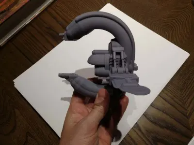 H-74 Grindylow Heavy-assault Fighter 3D print model