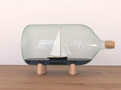 Bottleship 3D model
