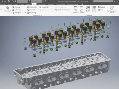 Engine head  3d model 3D model
