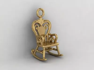 ROCKING CHAIR LUXURY 3D print model purchase