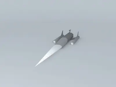SciFi Spaceship Free 3D model