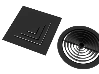Black Ventilation Systems 3D model