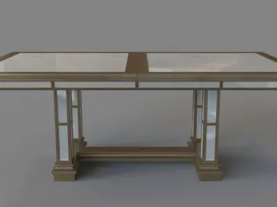 Ava Extending Dining Table 3D model