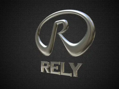 rely logo 3D model