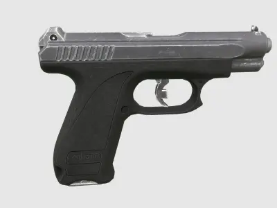 GSH-18 Low-poly 3D model