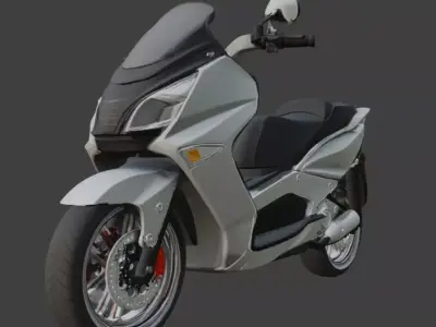 Modern Electric Scooter 3D model
