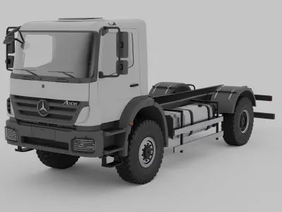 Mercedes Benz Axor Truck  3D model