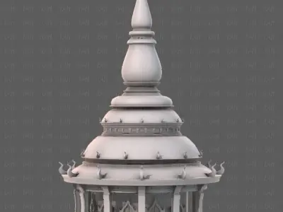 Pagoda V12 3D model
