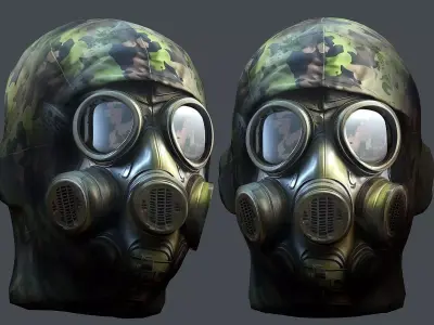Helmet 3d model military combat Military Low-poly Low-poly Low-poly 3D model buy
