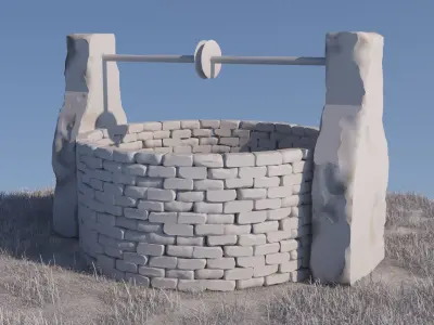 old well 3D model