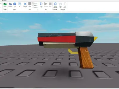 laser pistol mk10 Low-poly 3D model