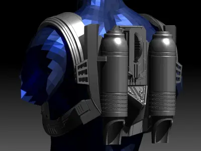 Star-Lord Jet Pack 3D Printable Model Fanmade 3D print model