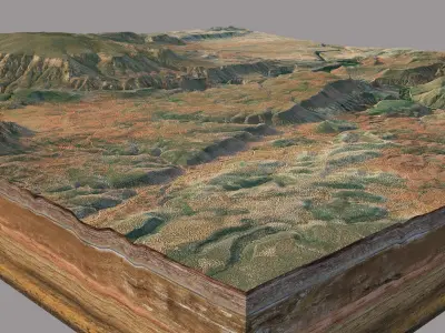 Small Canyon 3D model