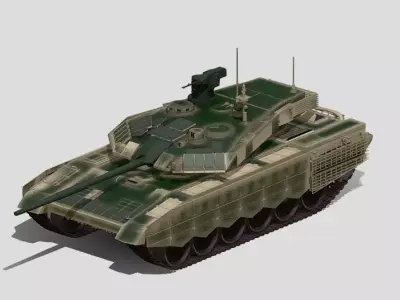 T-90M Model 2017 Proryv-3 Free 3D model