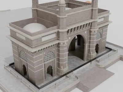 Gateway of India 3D model