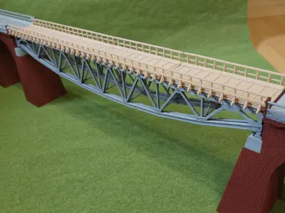 Klein Seeberg bridge 1-87 FDM 3D print model